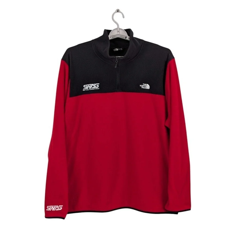 The North Face Glacier 1/4 Zip Fleece Lot‎ Mens 2XL Logo Outdoors Utility Gorp